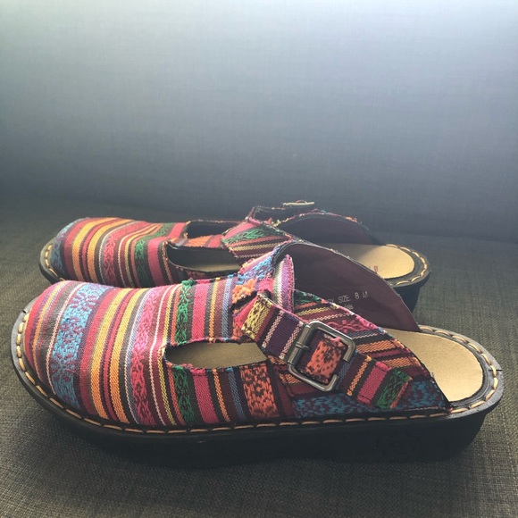 🌈🌾 Multicolored thread INGARÖ Clogs - Picture 3 of 8